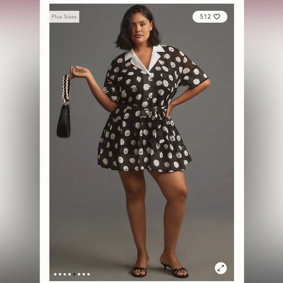 Like New Plenty By Tracy Reese Polka Dot Dress. Slip included. Size S - Picture 4 of 8